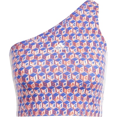 adidas Дамски потник Adidas x FARM Rio Tank Top Womens - Blue/Red