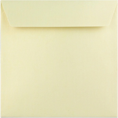 Perleťové obálky - 155 x 155 mm - Šampaňská