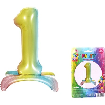 Wiky Balónek nafukovací Duha 80 cm Číslo 1