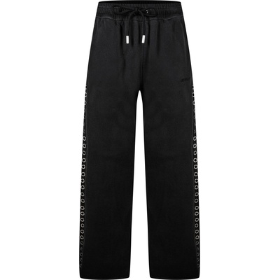 OFF WHITE Анцуг OFF WHITE Men's Eyelet Embellished Fleece Joggers - Black