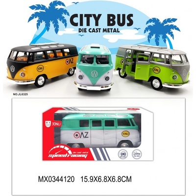 Alltoys Autobus mini červeno-bílý