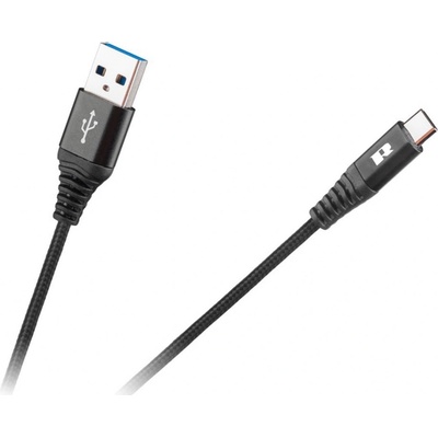 Rebel RB-6001-200-B USB/USB-C, 2m, černý