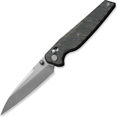 GEO Knife FANTASM SW M390 Blade Tiger Stripe Pattern Flamed Ti