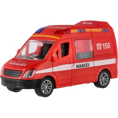 Teddies hasiči plast 12cm na zotrvačník