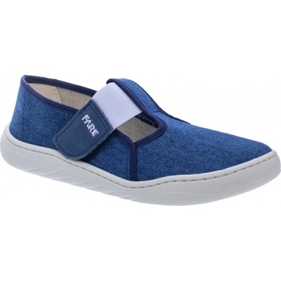 Fare chlapecké bačkorky Wide 7001403 Barefoot modré měkké široké – Zboží Dáma