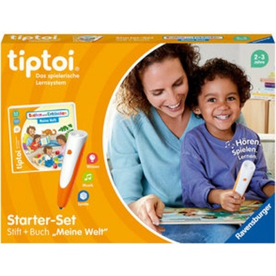 Ravensburger tiptoi Starter-Set 00112: Stift und Bilderbuch Suchen und Entdecken Meine Welt - Lernsystem für Kinder ab 2 Jahren