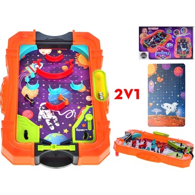 Mikrotrading Vesmírný pinball 38x24 cm sestav si sám v krabičce