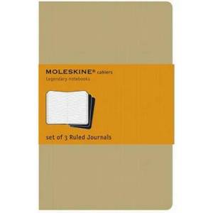 Moleskine Ruled Cahier L - Kraft Cover (3 Set) | Moleskine (ISBN: 9788883704987)