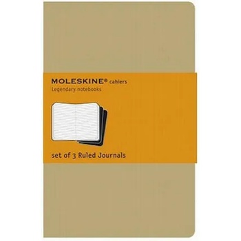 Moleskine Ruled Cahier L - Kraft Cover