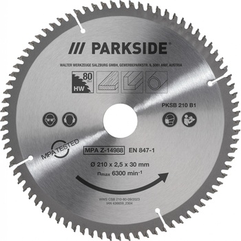 PARKSIDE Pilový kotouč PKSB 210 B1 (TRF pilový kotouč, 80 zubů)