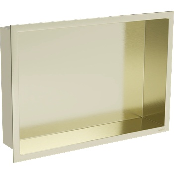 Mexen X-Wall-R вграден рафт с фланец 45 x 30 см, злато четка - 1950453010 (1950453010)