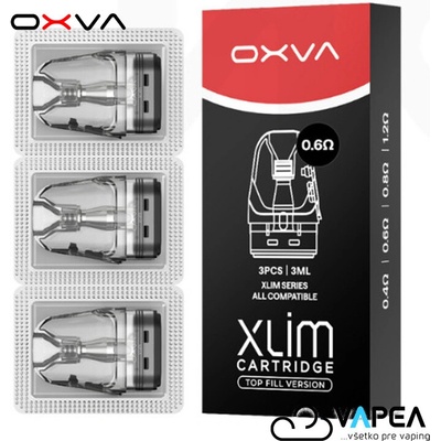 OXVA Xlim Top Fill cartridge 0,6 ohm 3 ml 3Pack