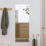 vidaXL Стенно огледало 30x80 см стъкло правоъгълно (350444)