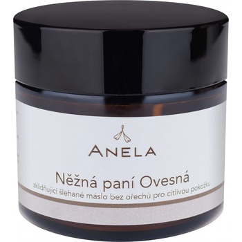 Anela Něžná paní Ovesná zklidňující šlehané máslo bez ořechů pro citlivou pokožku 50 ml