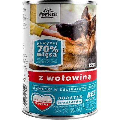 Frendi Adult kúsky v jemnej omáčke s morčacím mäsom 1250 g