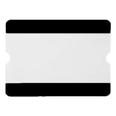 Samolepicí vyznačovací kapsy WT-5118, A4 otevřená – PVC, černá, 302×290 mm, balení 10 ks