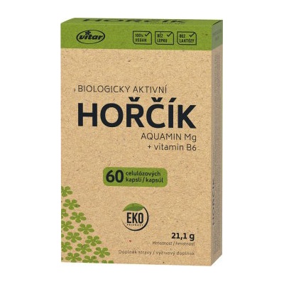 Vitar Hořčík Aquamin EKO 60 kapsúl