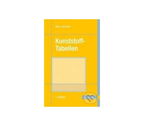 Kunststoff-Tabellen - Bodo Carlowitz