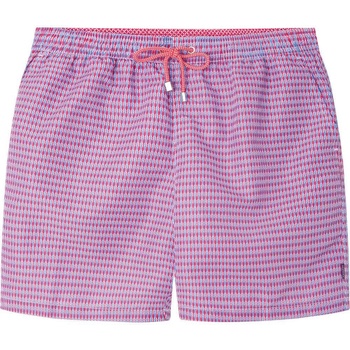 Hackett Бански гащета Hackett Fish Geo swimming shorts - Pink (Fuchsia)