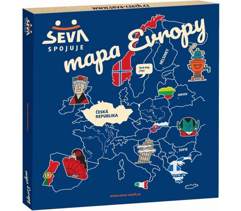 SEVA Mapa Európy