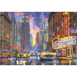 Clementoni - Puzzle Rainy Manhattan - 2 000 piese