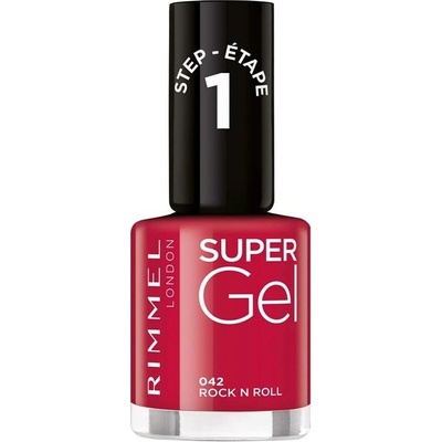 Rimmel London Gelový lak na nehty Super Gel Nail Polish 042 Rock N Roll 12 ml
