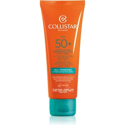 Collistar Special Perfect Tan Active Protection Sun Cream слънцезащитни продукти SPF 50+ 100ml