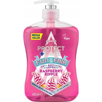 Astonish antibakteriálne tekuté mydlo Protect and Care s vôňou raspberry ripple 600 ml