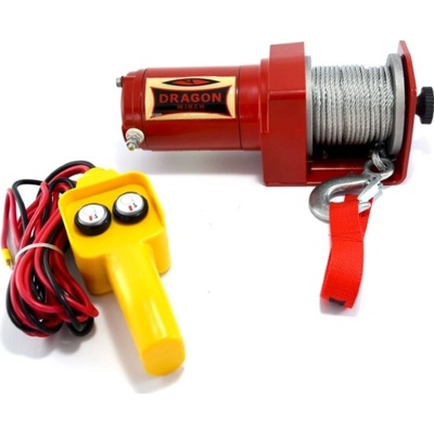 DRAGONWINCH Elektrický ATV naviják DWM 2000 ST YP, 907 kg, Ocelové lano, Dragon Winch, Maverick | Zboží Auto