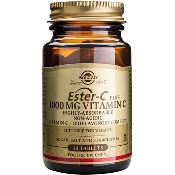 Solgar Ester-C, 1000 mg, 30 таблетки, Solgar