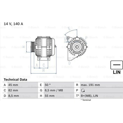 Alternátor BOSCH 0 986 047 380