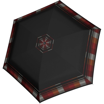 Doppler fiber Havanna Afterglow Rot deštník skládací manuální černý