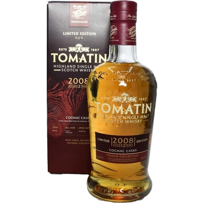 Tomatin 2008 12y 46% 0,7 l (kazeta)