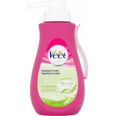 Veet Silk & Fresh depilačný krém pre citlivú pokožku 400 ml
