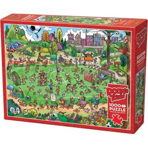 Cobble Hill Пъзел Cobble Hill от 1000 части - DoodleTown: Лудории и засади (44515)