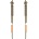 QIDI Tech Биметална дюза за Max4, комплект от 2 броя - 0, 8 mm (744581223082)