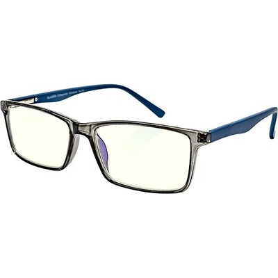 GLASSA Blue Light Blocking Glasses PCG 08, dioptrie: +0.50 modro šedá – Zboží Živě