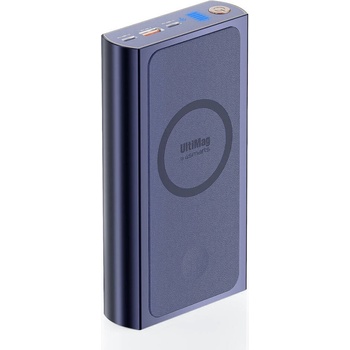 Image 1 of 4smarts Wireless Powerbank VoltHub Graphene Pro UltiMag 24000mAh 240W - мощна външна батерия с 2xUSB-C, 1xUSB-A изходи и двоен пад за безжично зареждане за iPhone с Magsafe и Apple Watch (тъмносин)
