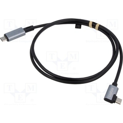 Logilink CU0182 USB 2.0, USB C vidlice, z obou stran, 1m, černý