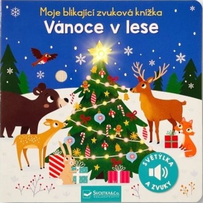Moje blikající zvuková knížka Vánoce v lese