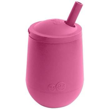 EzPz Обучителна чаша със сламка 12+ месеца Mini Cup Pink (MS-P7424U)