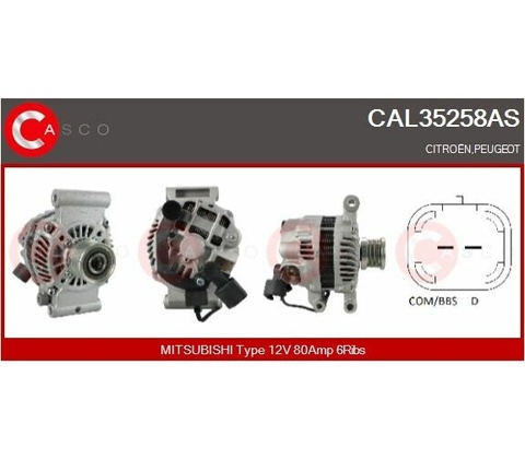Generátor CASCO CAL35258AS