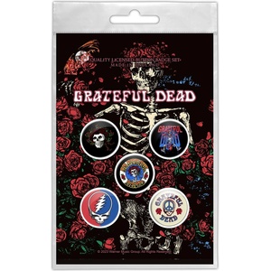 RAZAMATAZ значки/копчета grateful dead - skeleton & rose - razamataz - bb107
