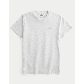 Hollister Icon Crew T-Shirt triko šedé