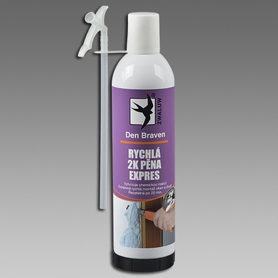DEN BRAVEN Den Braven - trubičková rychlá 2K pěna EXPRES 400ml - modrá