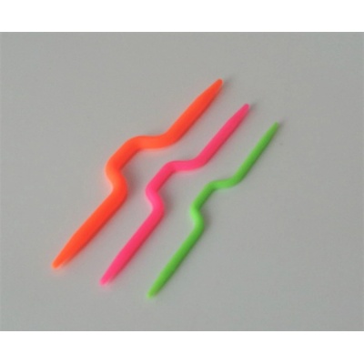 Pomocné jehlice plastové prohnuté - sada 3 ks