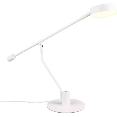 TRIO LED настолна лампа с огъваща се структура в матово бял цвят (височина 64 cm) Manduro - Trio (549010131)