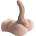 X Fun Реалистичен мастурбатор с дилдо и анус "YCOLOR FLESH" 21 x 23 x 17 см