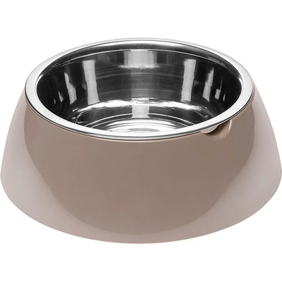 Ferplast Jolie L Tortora Ciotola - сива купа за храна или вода за кучета и котки 23, 3 x 7, 5 см - 1200 мл