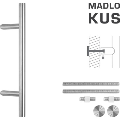 MPkovania FT - MADLO kód K10 Ø 30 mm UN ks Rozteč madla: 1300 mm, Rozmer profilu madla: Ø 30 mm, Dĺžka: 1600 mm